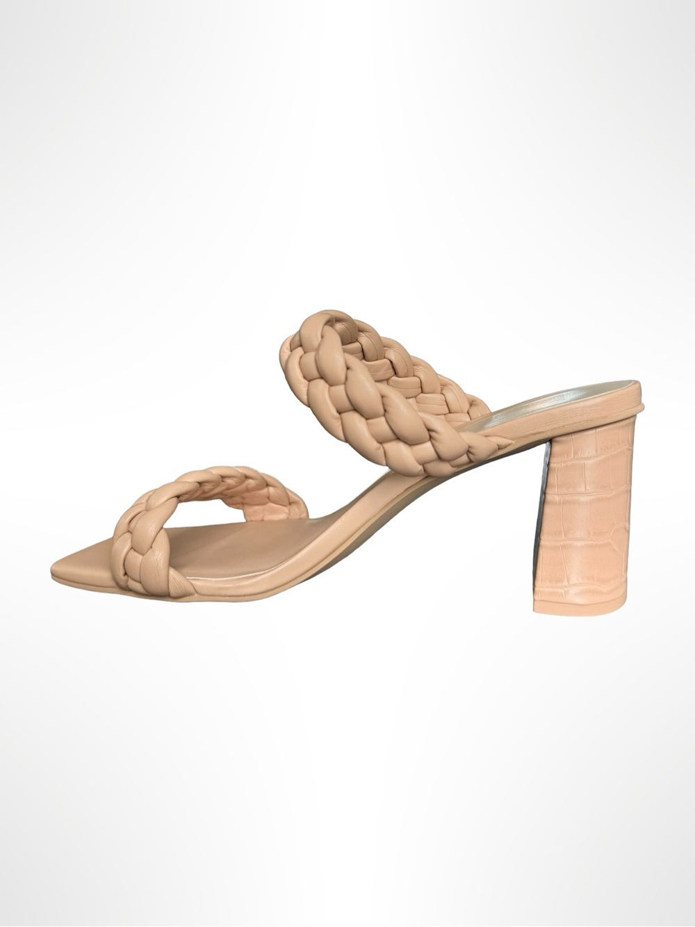 Dolce Vita Braided Heeled Paily Sandals in Cream Nude Women’s Size 8M - Picture 4 of 6